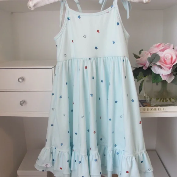 Jane & Jo (Jane + Jo) Girl's 4th of July Dress Size 5Y EUC - Picture 7 of 7